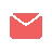 Um envelope em formato de ícone.