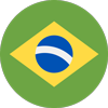 Bandeira do Brasil em formato de ícone.